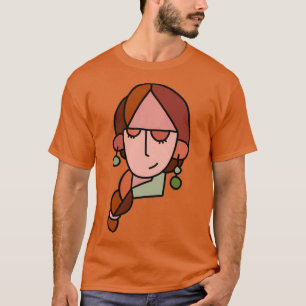 Camiseta Dama de trenzas