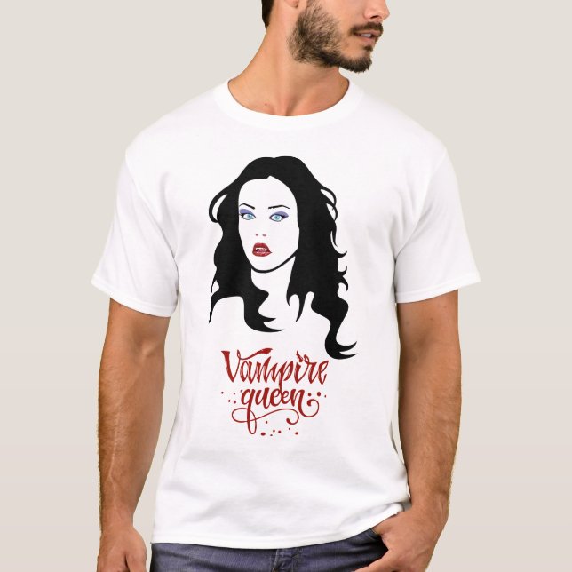 Camiseta Dama de vampiro Chica de vampiros de Halloween (Anverso)