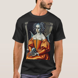 Camiseta Dama deep one una ciudadana espeluznante de Lovecr