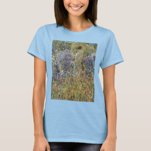 Camiseta Dama en un jardín de Frederick Frieseke, Arte fino