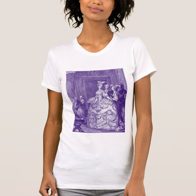 Camiseta Dama esperando a Marie Antoinette (Anverso)