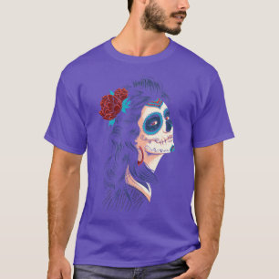 Camiseta Dama linda de la fallecida La Calavera Catrina