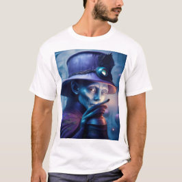 Camiseta Dama Misteriosa Señalándote con el Dedo