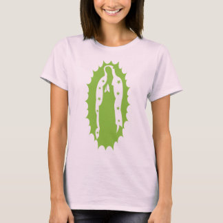 Camiseta dama orgánica (nuestra mujer guadalupe)