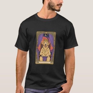 Camiseta Dama Perro Tarot, Gato Místico, Reina Perro,