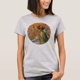 Camiseta Dama Renacentista Capricornio Fantasía Vintage Zod