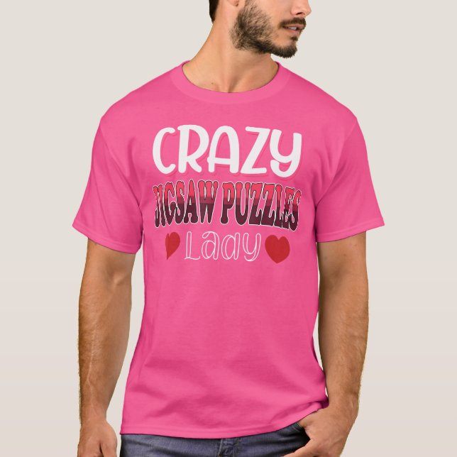Camiseta Dama Rompecabezas Locos Mujeres (Anverso)