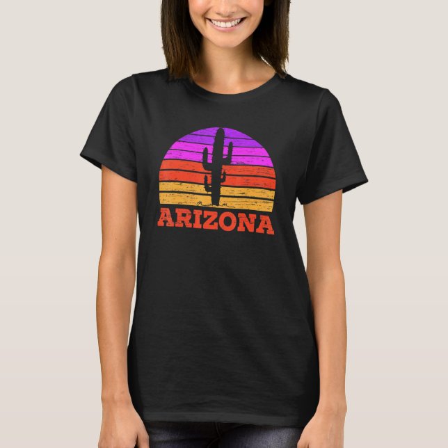 Camiseta Dama Sucultora de la planta de Cacti de Arizona Sa (Anverso)