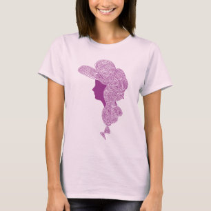 Camiseta Dama victoriana - Púrpura