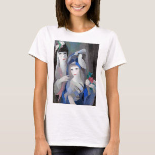 Camiseta Dama y paloma, Marie Laurencin