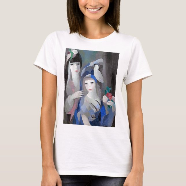 Camiseta Dama y paloma, Marie Laurencin (Anverso)
