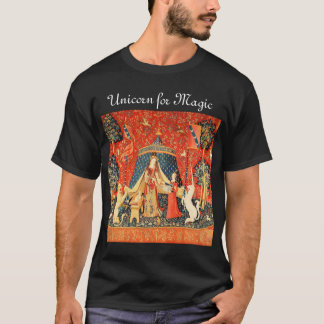 Camiseta DAMA Y UNICORN PARA Flores DE Fantasía MÁGICA, Ani