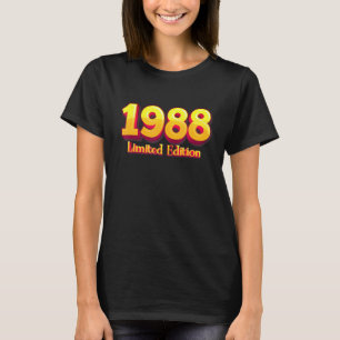 Camiseta Damas de 34º cumpleaños hombres 34 años 1988 3