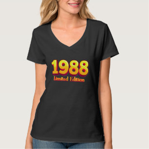 Camiseta Damas de 34º cumpleaños hombres 34 años 1988 3