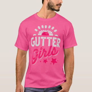 Camiseta Damas de Chicas de bolos divertidos, Chicas de Bow