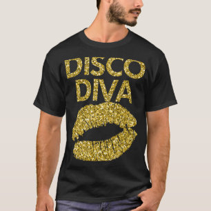 Camiseta Damas de disco de disco para mujeres