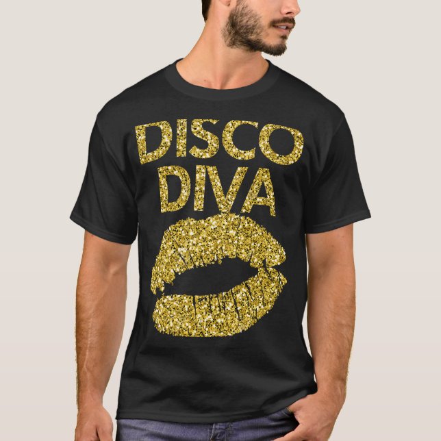 Camiseta Damas de disco de disco para mujeres (Anverso)