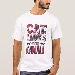 Camiseta Damas de Gatos de Colores de Bandera Patrióticos