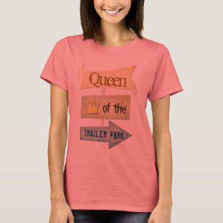 Camiseta Damas de Grunge Camping Trailer Park