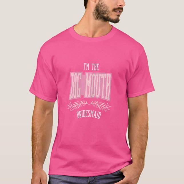 Camiseta Damas de honor de mujer Boca grande Fiesta de solt (Anverso)
