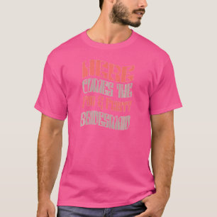 Camiseta Damas de honor divertidas y descaradas coincidente