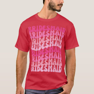 Camiseta Damas de honor I Do Crew Retro Fiesta de Despedida