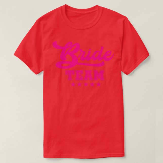 Camiseta Damas de honor para despedida de soltera  EQUIPO D (Diseño del anverso)
