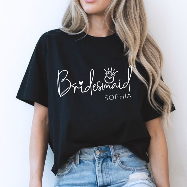 Camiseta Damas de Honor Personalizadas con Estilo (Subido por el creador)