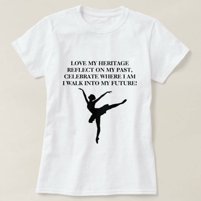 Camiseta Damas de la colección Lady Elegance (Diseño del anverso)