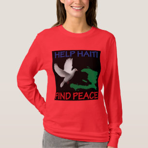 Camiseta Damas de la Paz de Haití oscuras