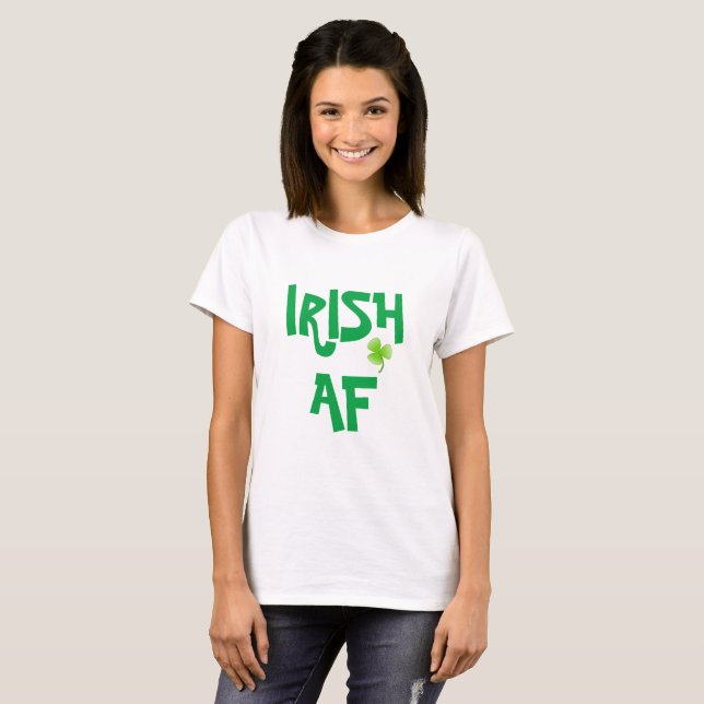 Camiseta Damas de Shamrock del Día de San Patricio (Anverso completo)