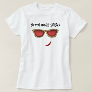 Camiseta Damas "GOTTA LLEVA SOMBRAS" Cougar Tee