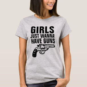 Camiseta DAMAS GUN (LOS CHICAS SÓLO QUIEREN TENER ARMAS) Ca