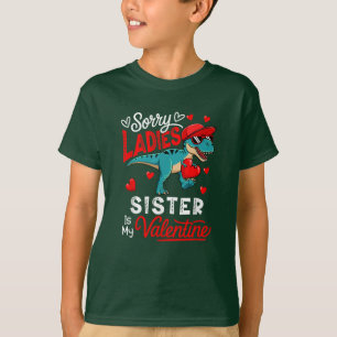 Camiseta Damas La Hermana Del Chiste Funny Es Mi San Valent