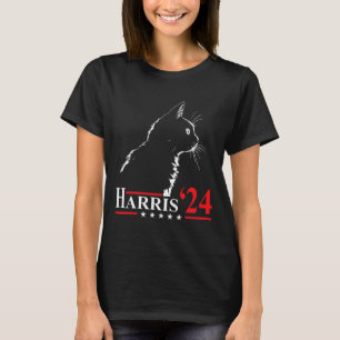 Camiseta Damas para Kamala Gato Divertido 2024 Presidenta K