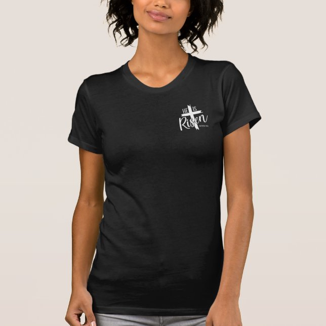 Camiseta Damas Tee Él Ha Resucitado (Anverso)