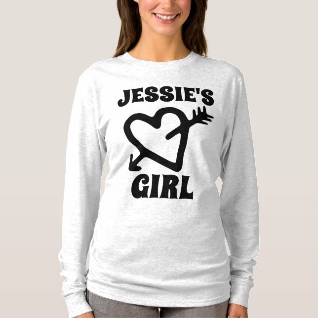 CAMISETA ,DAMAS VINTAGE T-SHIRTS, CHICA DE JESSIE (Anverso)