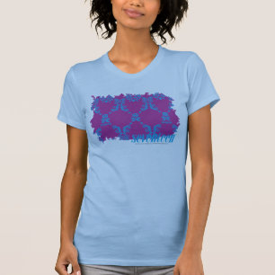 Camiseta Damasco 2 Aguamarina-Púrpuras