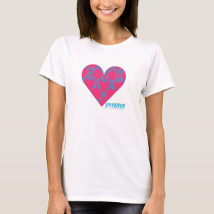 Camiseta Damasco 4 Aguamarina-Magentas