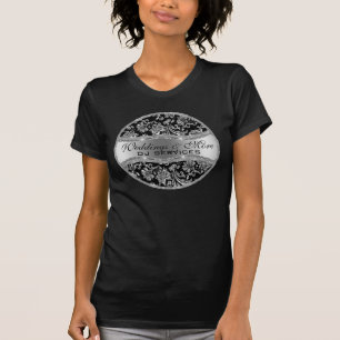 Camiseta Damascos metálicos plateados 3