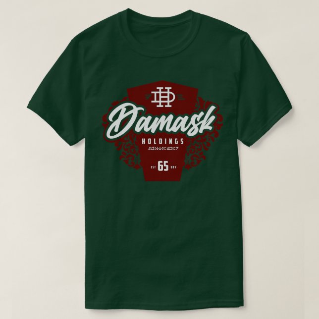 Camiseta Damask Holdings (Diseño del anverso)