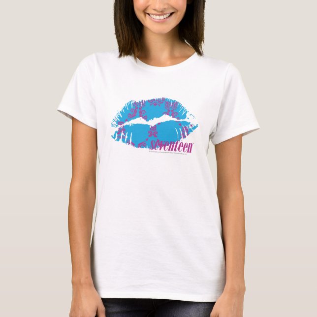 Camiseta Damask Purple-Aqua (Anverso)