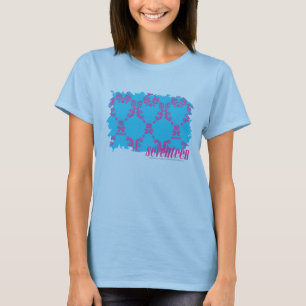 Camiseta Damask Purple-Aqua 4