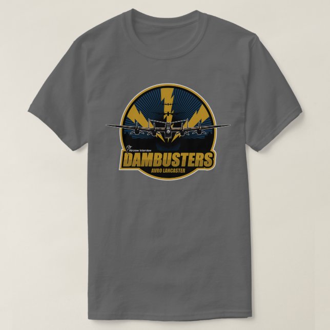 Camiseta Dambusters Avro Lancaster  (Diseño del anverso)