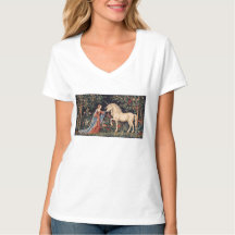 Dame à la Licorne dans un Jardin