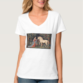Camiseta Dame à la Licorne dans un Jardin
