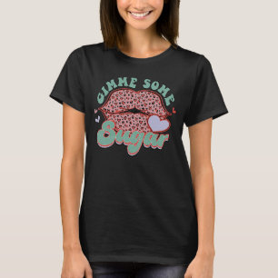Camiseta Dame algo de azucar leopardo lips San Valentín
