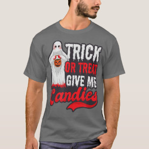 Camiseta Dame Candys Diseño Fantasma Halloween