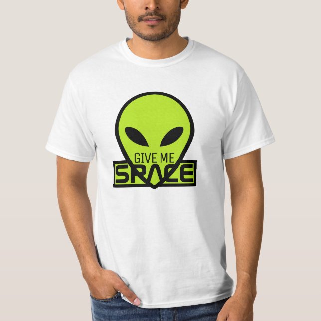 Camiseta Dame espacio, alieno extraterrestre (Anverso)