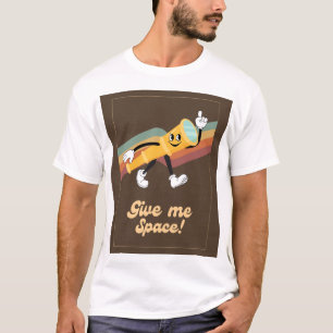 Camiseta Dame espacio, divertida cosecha retro, telescopio 
